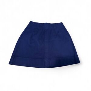 Spanx blue mini skirt professional size small petite NWT